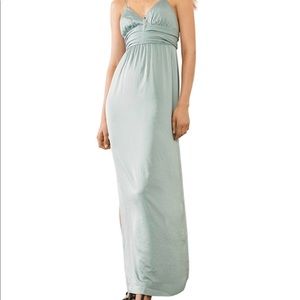 Ba&sh mint silk maxi dress! size small! Worn once
